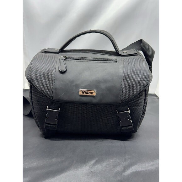 Nikon Deluxe Carry Bag Case Black For SLR Digital Camera & Accessories Padded